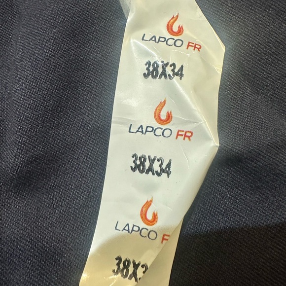 NWT LAPCO FR Pants Uniform Workwear Flame Resistant Blue Pants Men's 38x… - Picture 2 of 6